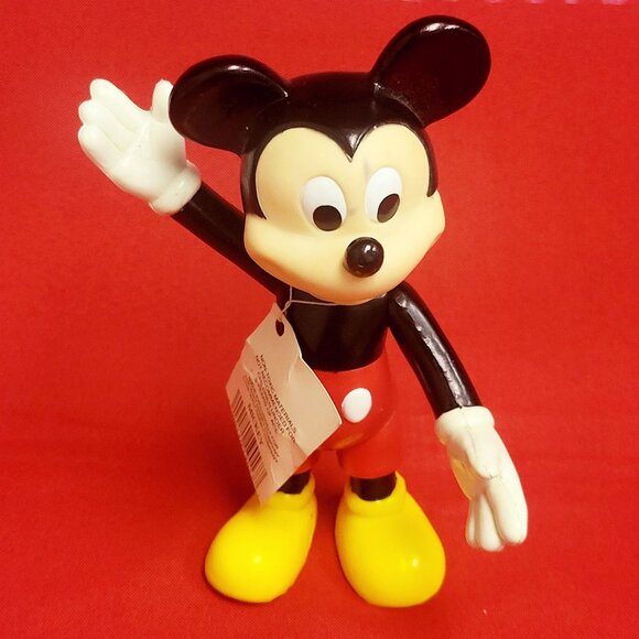 Vintage Disney Articulated Micky Mouse Figurine - Picture 16 of 16